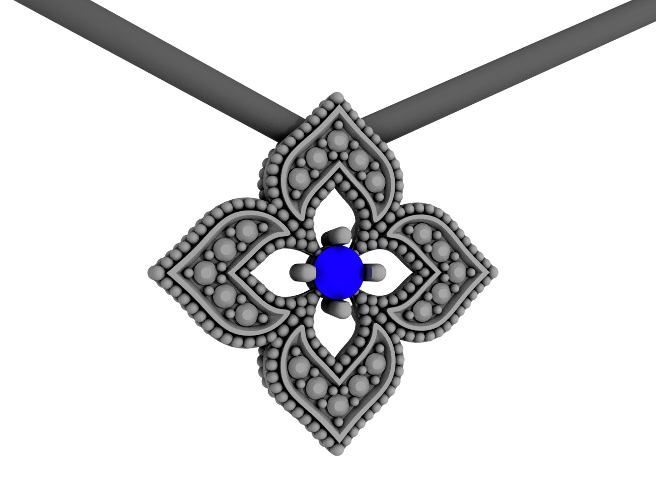 Колье из золота с камнем Фианит фото, цены