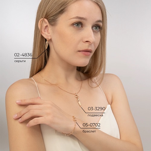 Браслет из золота с камнем Топаз фото, цены