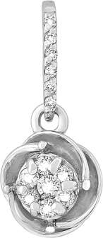 Подвеска из золота с камнем Бриллиант фото, цены