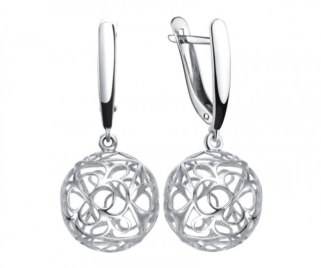 Серьги из серебра фото, цены