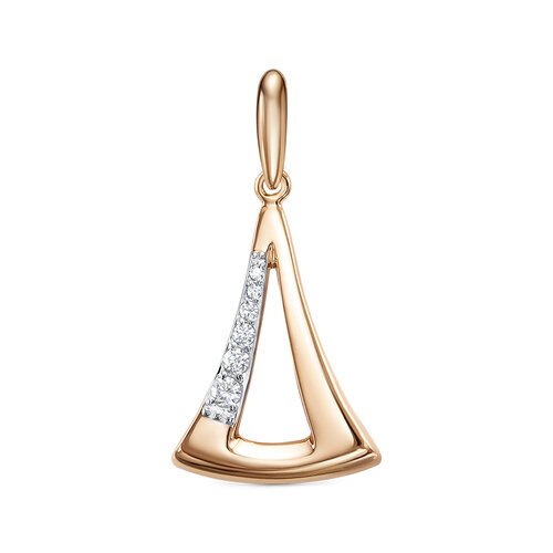 Подвеска из золота с камнем Фианит фото, цены