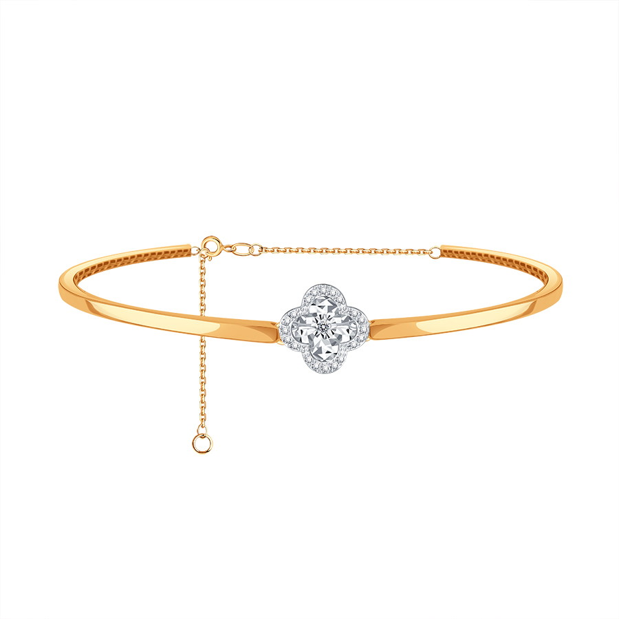 Браслет из золота с камнем Бриллиант,  фото, цены