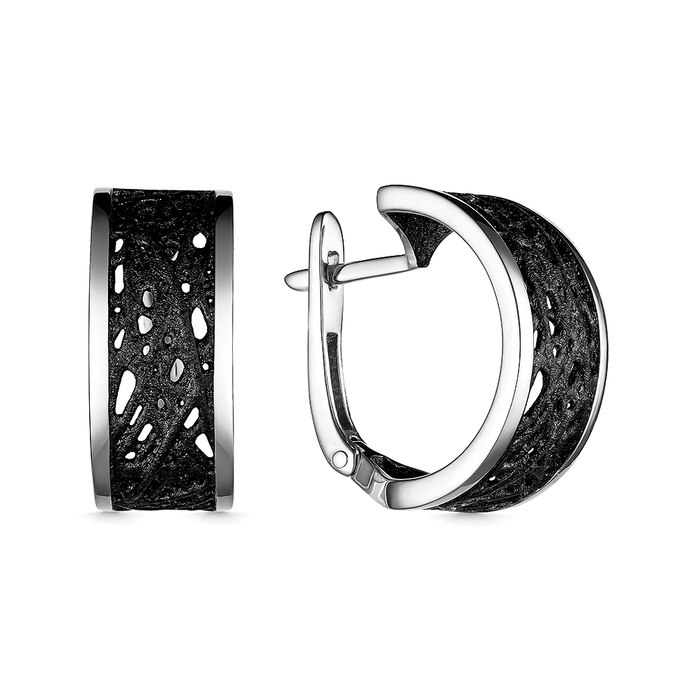 Серьги из серебра с камнем вставками эмали фото, цены