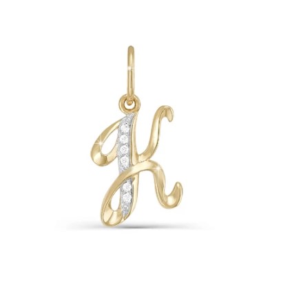 Подвеска из золота с камнем Фианит фото, цены