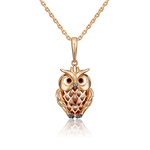 Подвеска из золота с камнем вставками эмали фото, цены