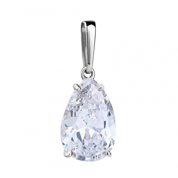 Подвеска из серебра с камнем Фианит фото, цены