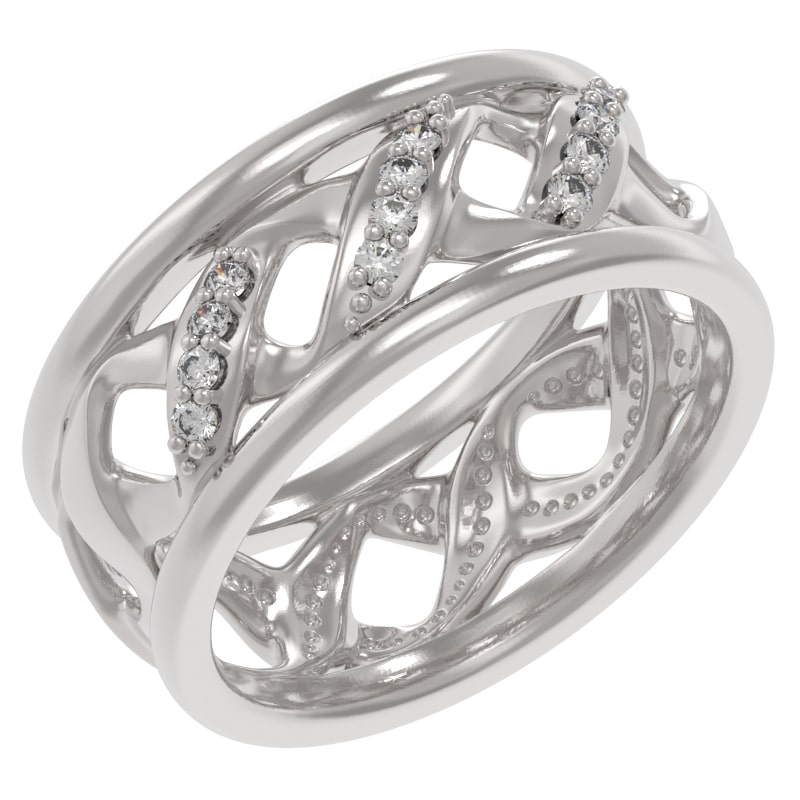 Кольцо из серебра с камнем Фианит фото, цены