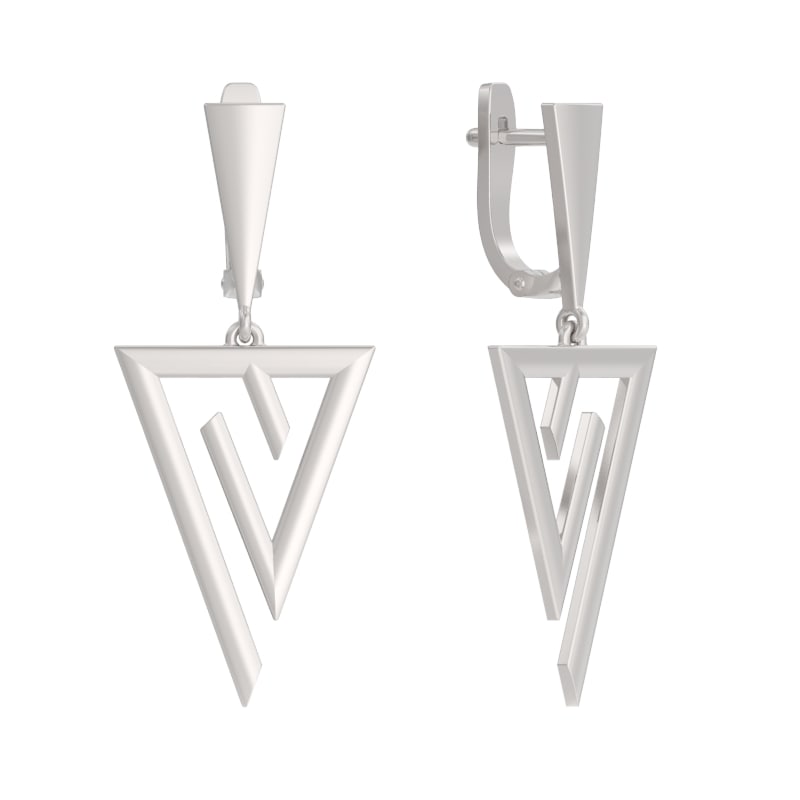 Серьги из серебра фото, цены