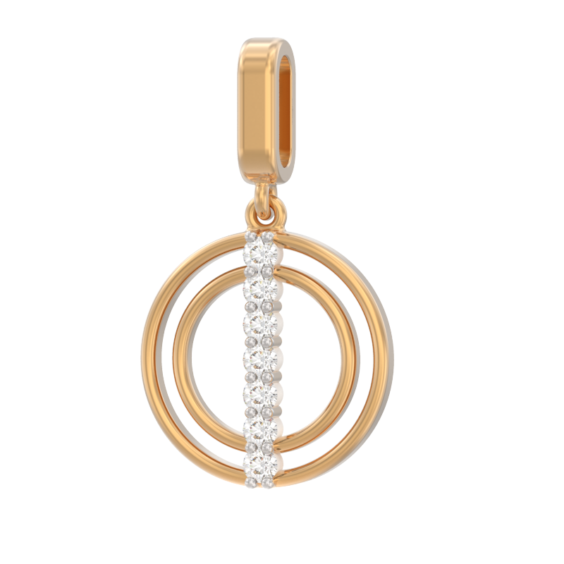 Подвеска из золота с камнем Фианит фото, цены