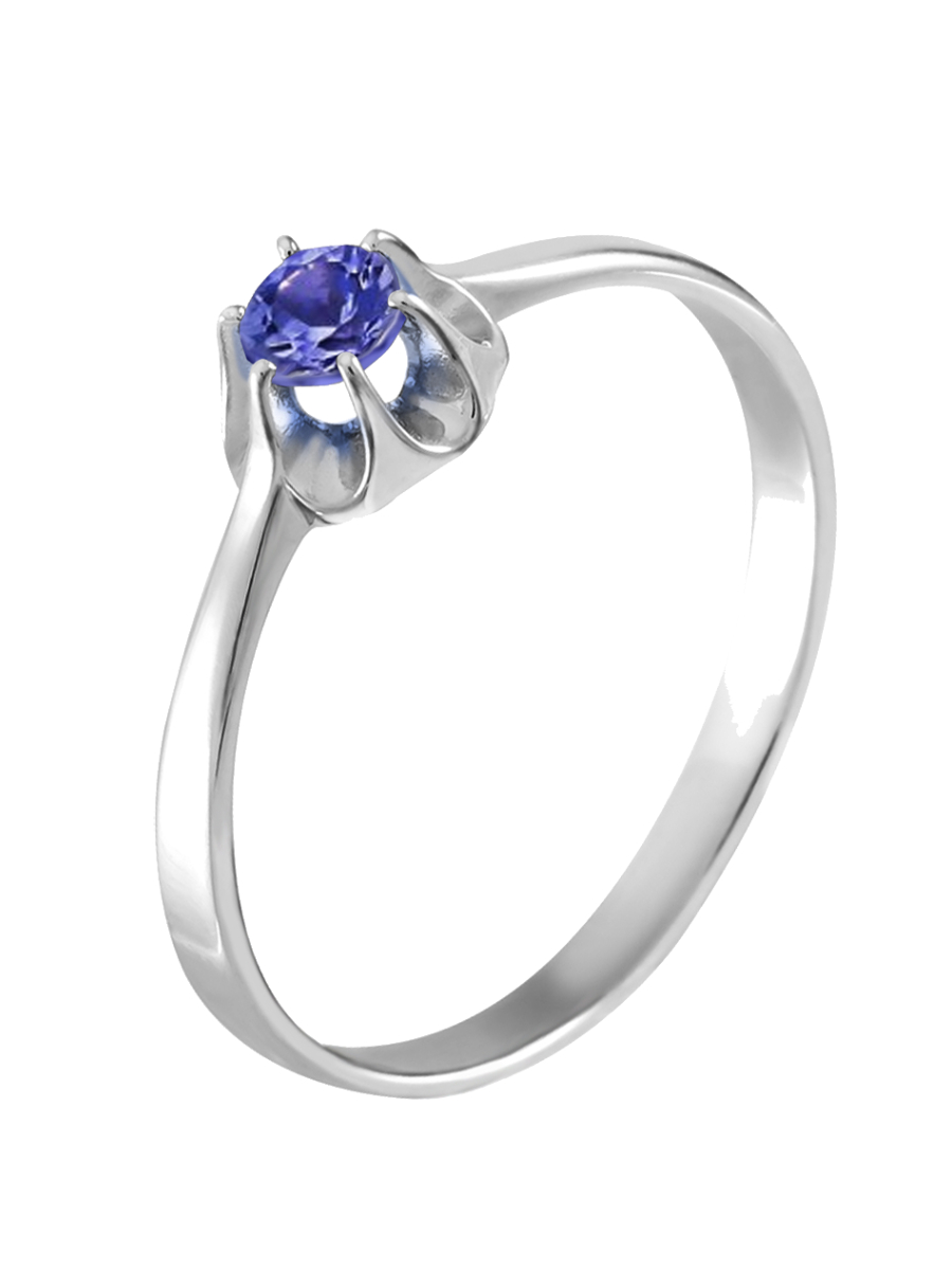 Кольцо из золота с камнем Танзанит фото, цены