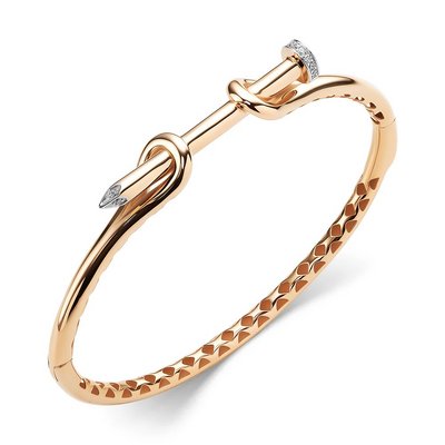 Браслет из золота с камнем Фианит фото, цены