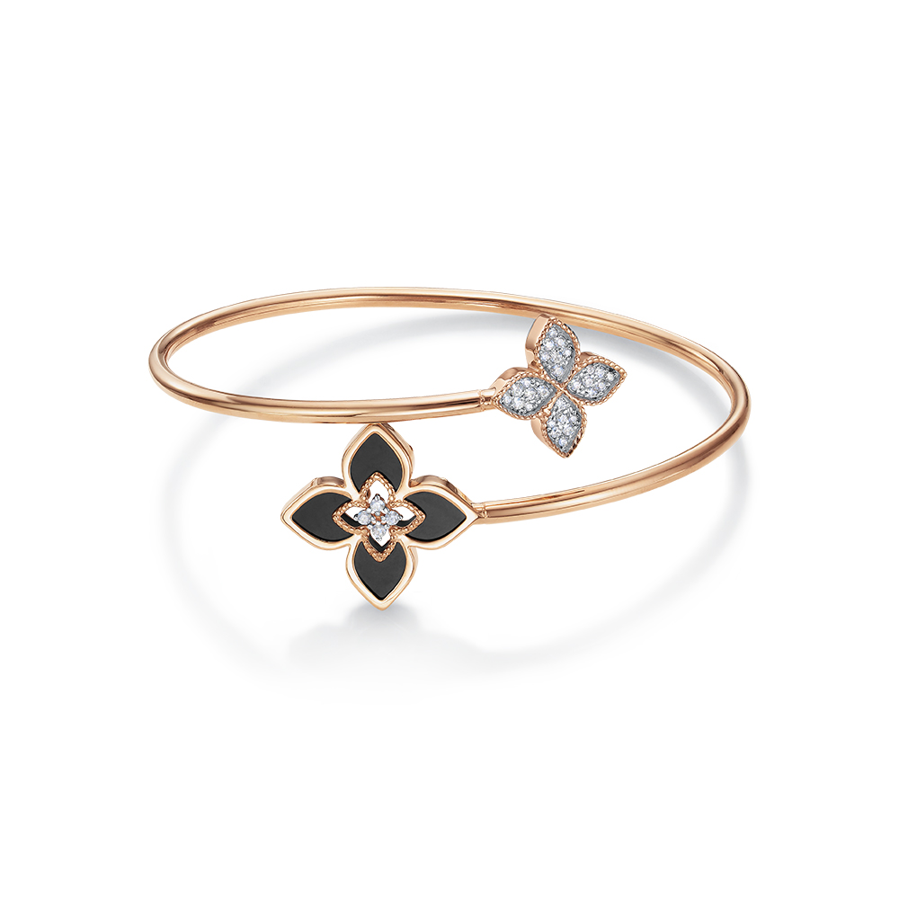 Браслет из золота с камнем Фианит, Оникс фото, цены