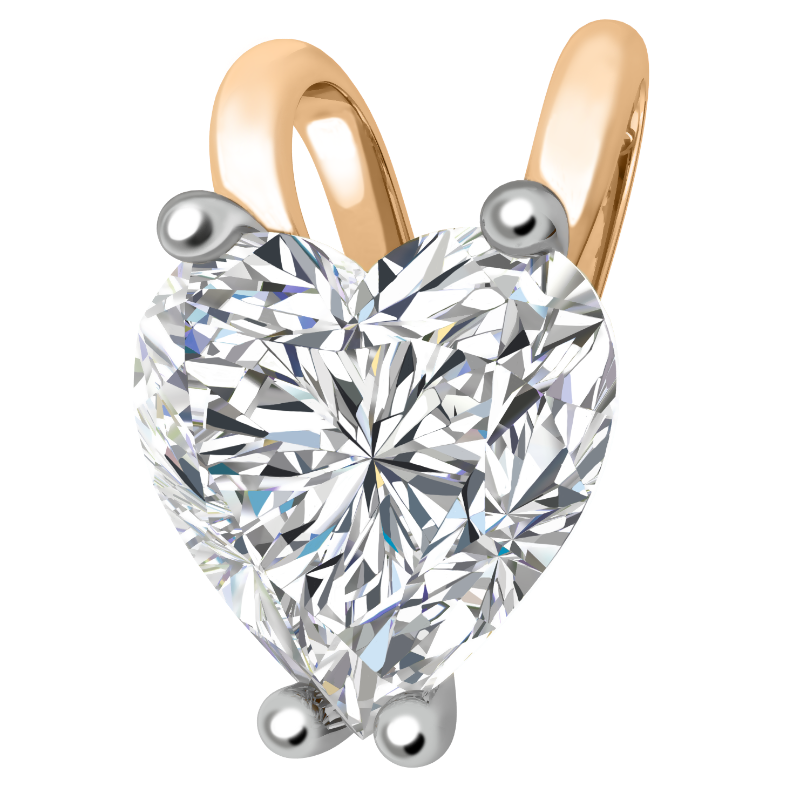 Подвеска из золота с камнем Фианит фото, цены