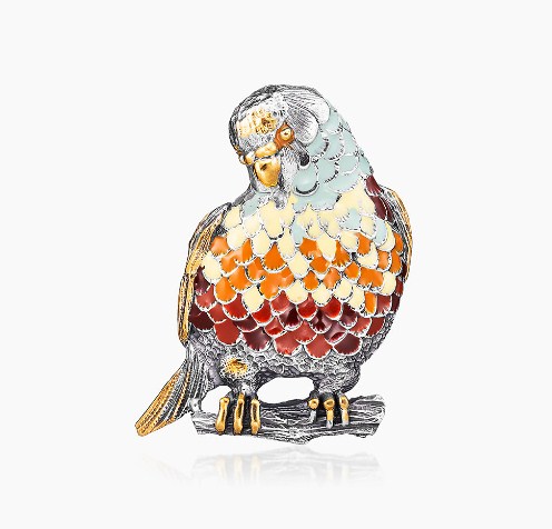 Брошь из серебра с камнем вставками эмали фото, цены