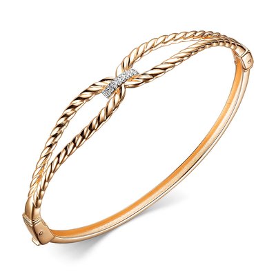 Браслет из золота с камнем Фианит фото, цены