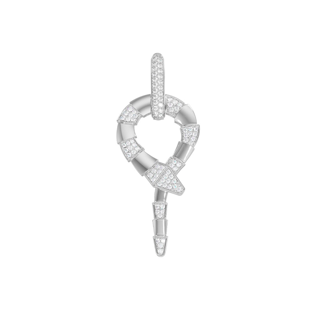 Подвеска из серебра с камнем Фианит фото, цены