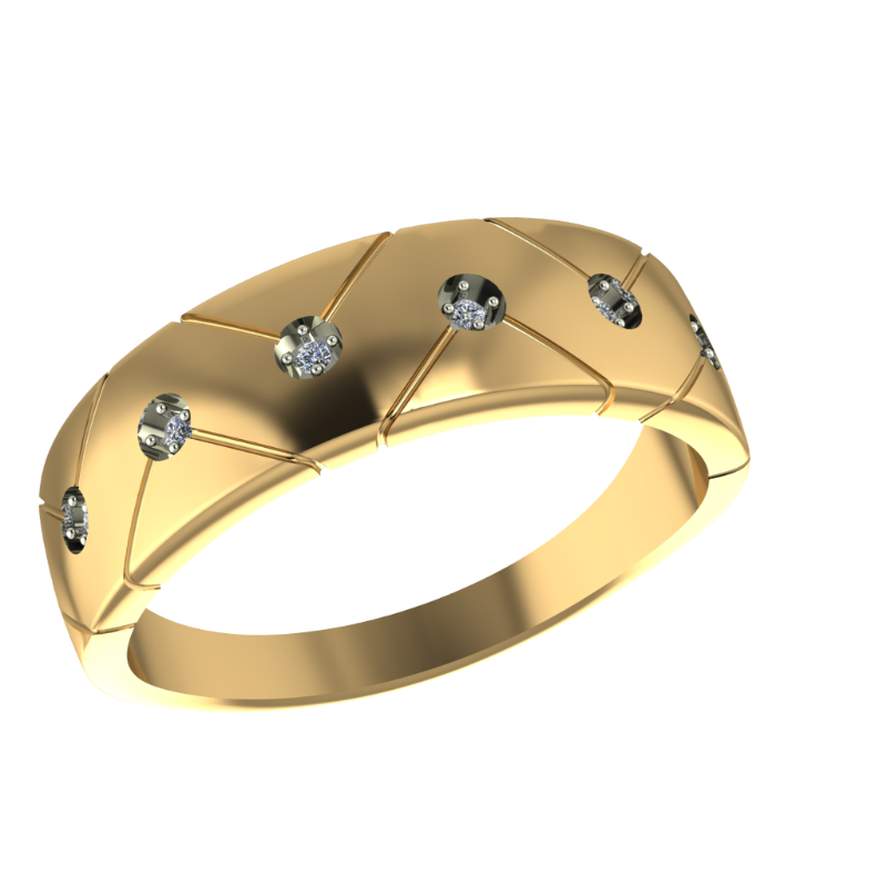 Кольцо из золота с камнем Фианит фото, цены