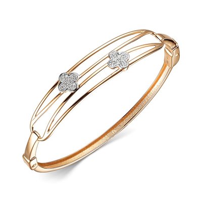 Браслет из золота с камнем Фианит фото, цены