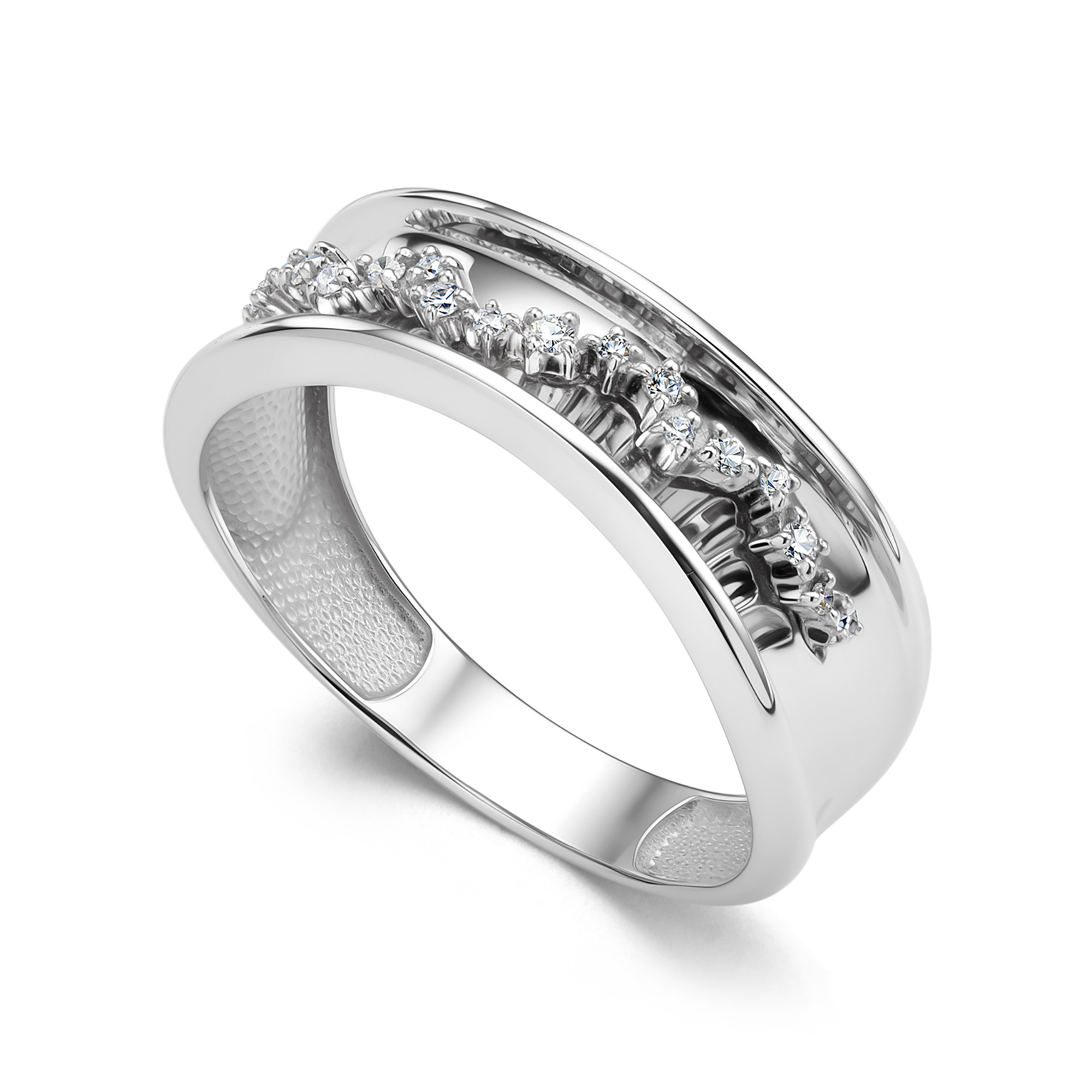 Кольцо из золота с камнем Бриллиант фото, цены