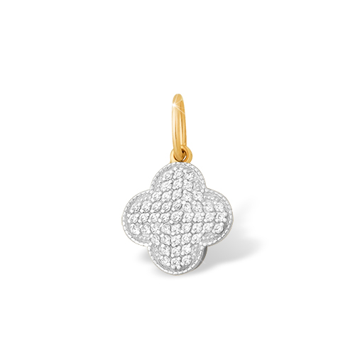 Подвеска из золота с камнем Фианит фото, цены