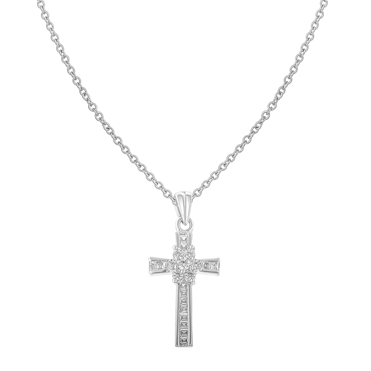 Подвеска из серебра с камнем Циркон фото, цены