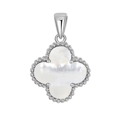 Подвеска из серебра с камнем Перламутр фото, цены