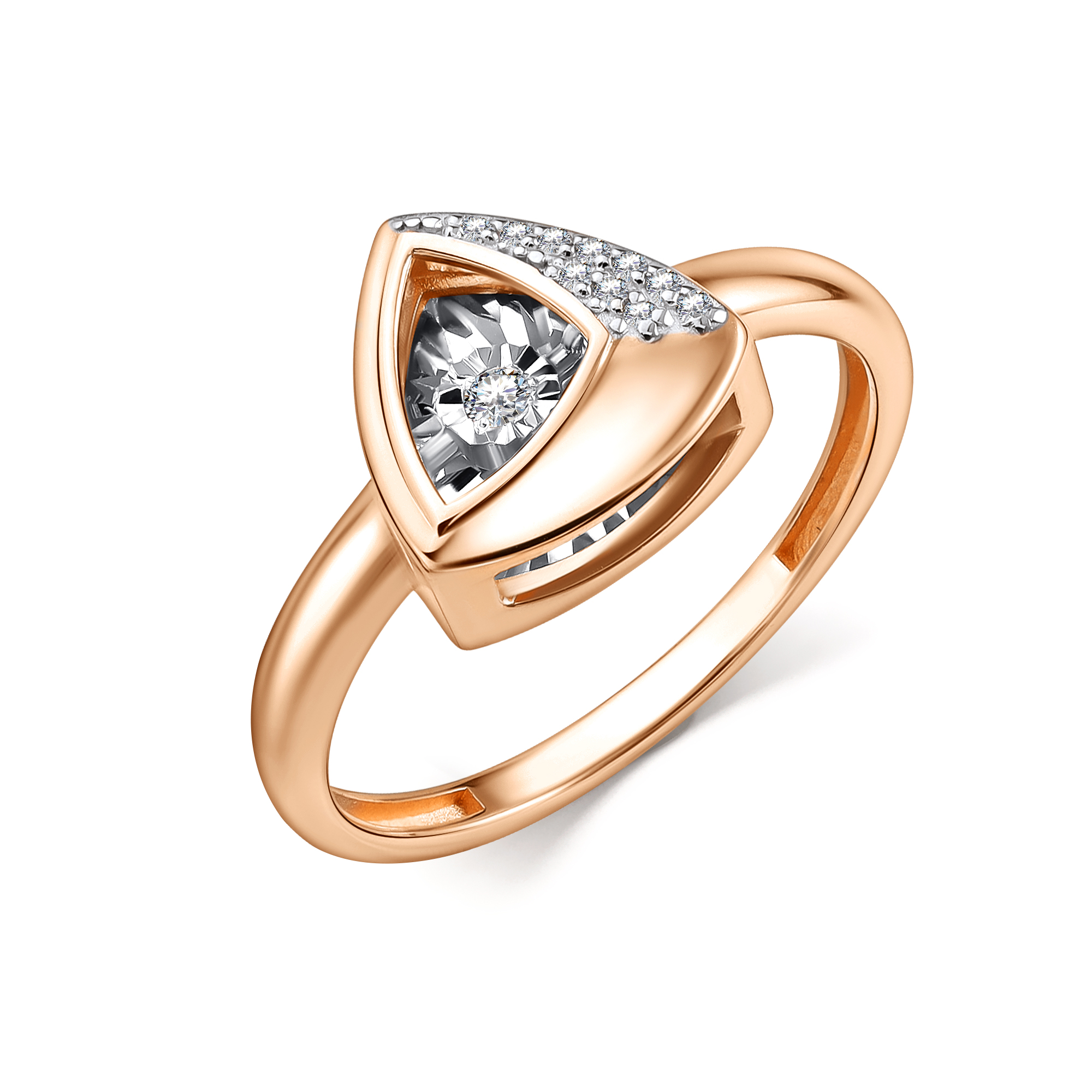 Кольцо из золота с камнем Бриллиант,  фото, цены