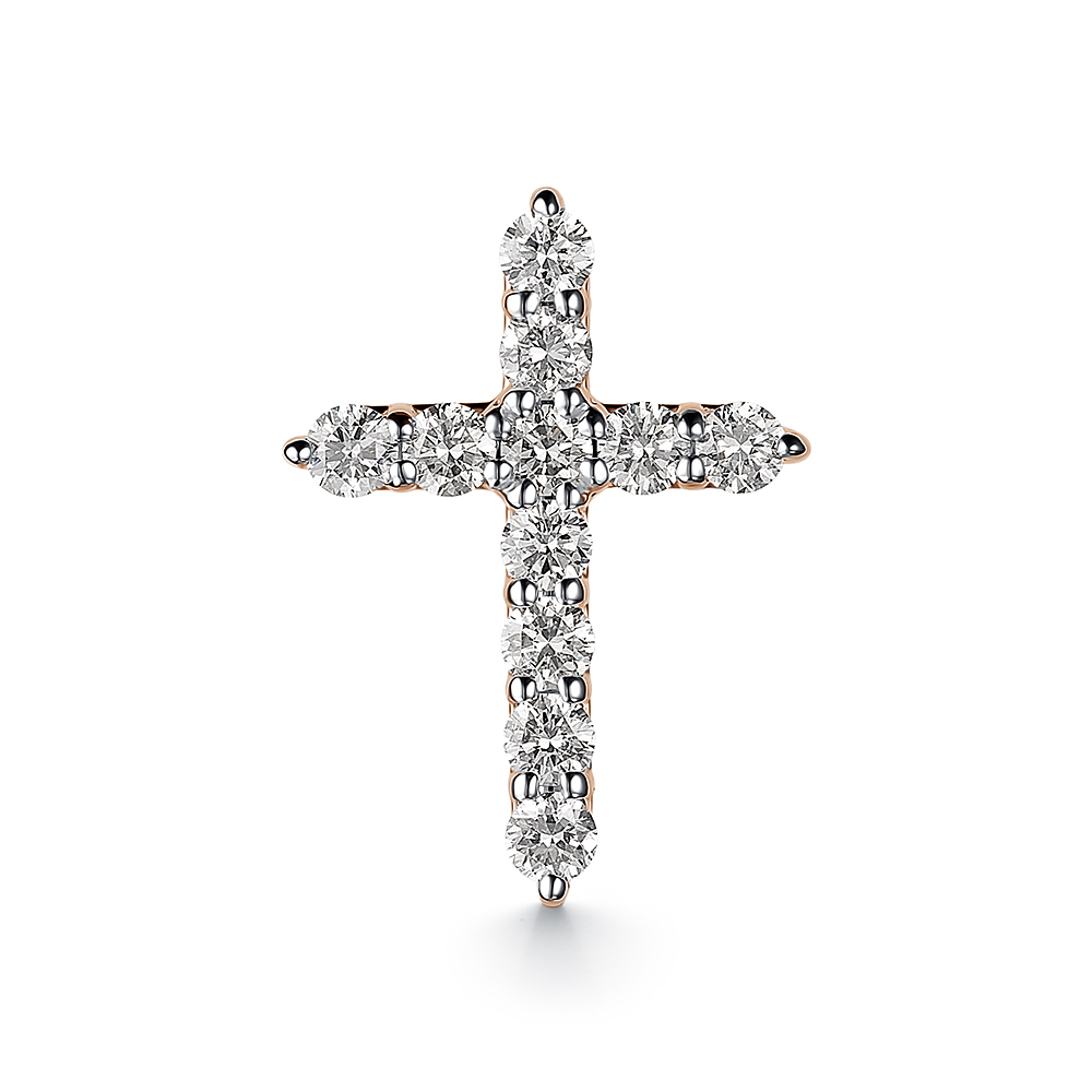 Подвеска из золота с камнем Бриллиант фото, цены