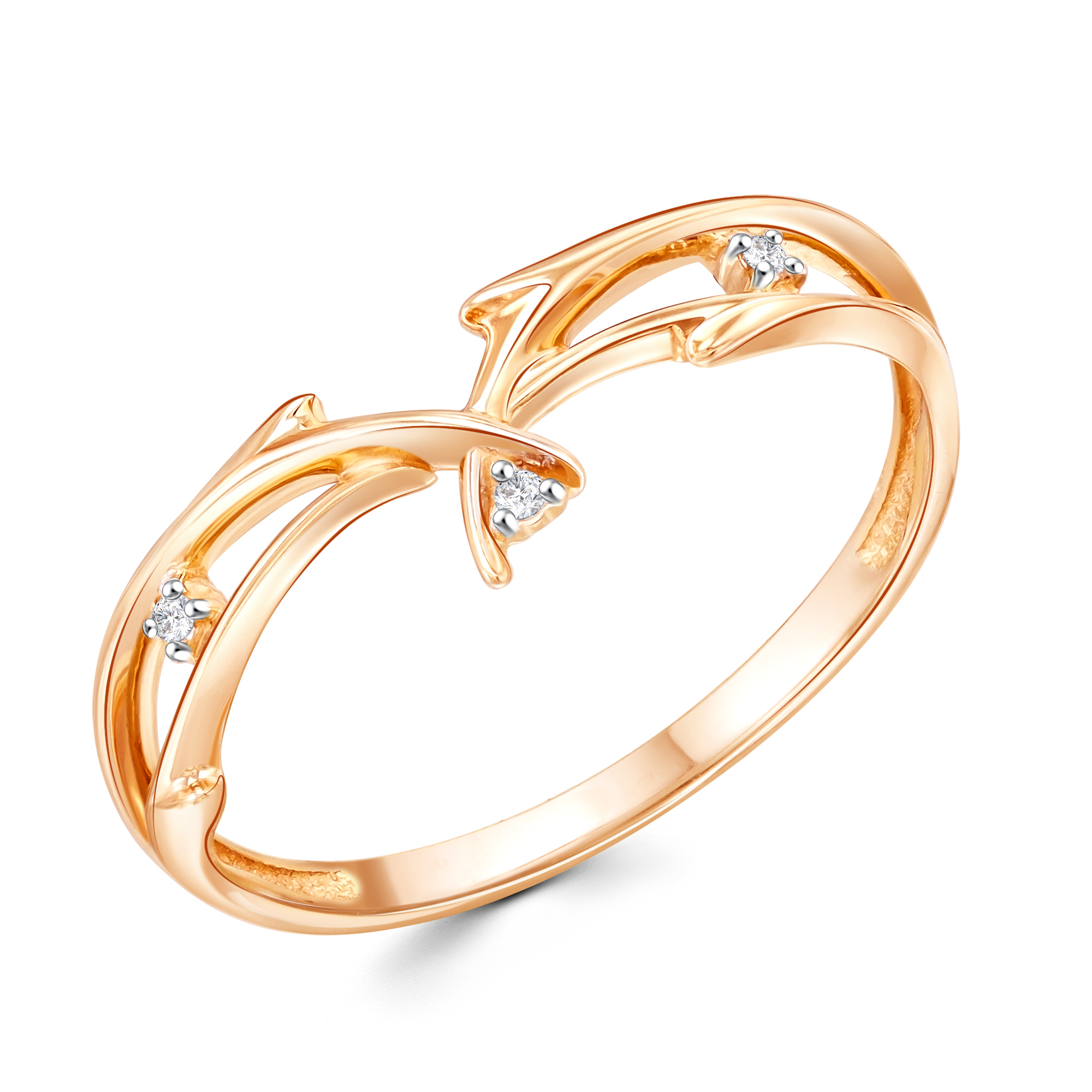 Кольцо из золота с камнем Циркон фото, цены