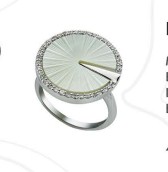 Кольцо из серебра с камнем Топаз, Перламутр фото, цены