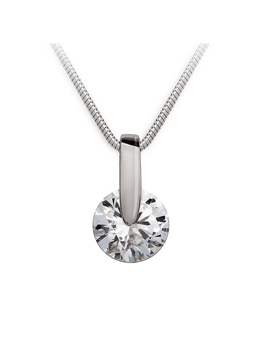 Подвеска из серебра с камнем Фианит фото, цены