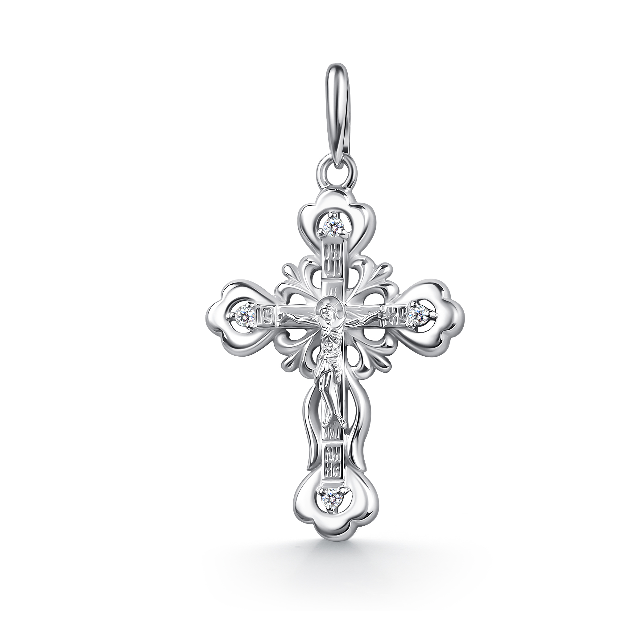 Подвеска из серебра с камнем Фианит фото, цены