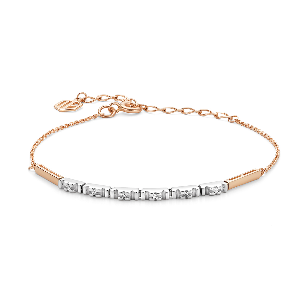 Браслет из золота с камнем Бриллиант фото, цены