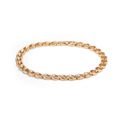 Браслет из золота с камнем Бриллиант фото, цены