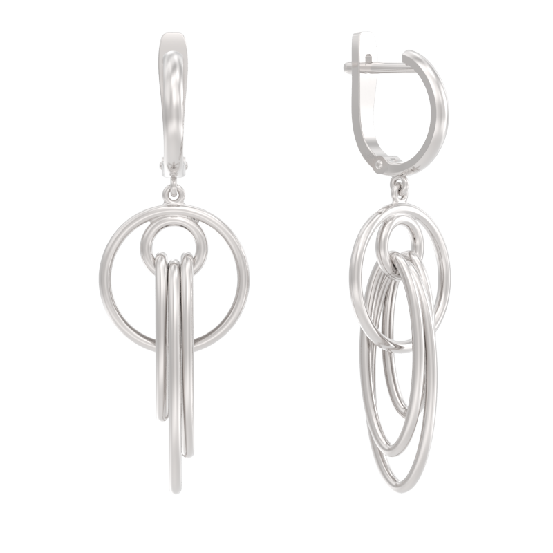 Серьги из серебра фото, цены