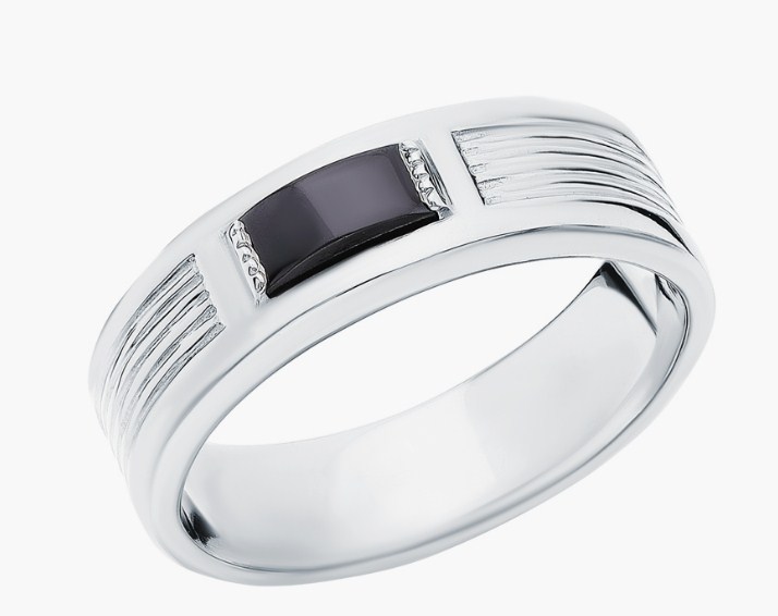 Печатка из серебра с камнем Фианит фото, цены