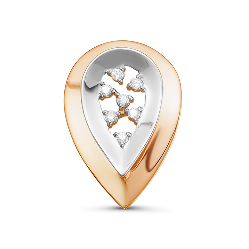 Подвеска из золота с камнем Фианит фото, цены