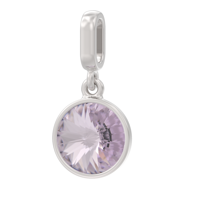 Кулон из серебра с камнем Кристалл фото, цены