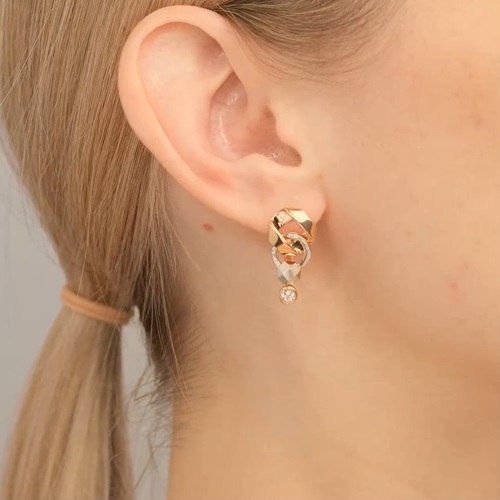 Серьги из золота с камнем Топаз фото, цены