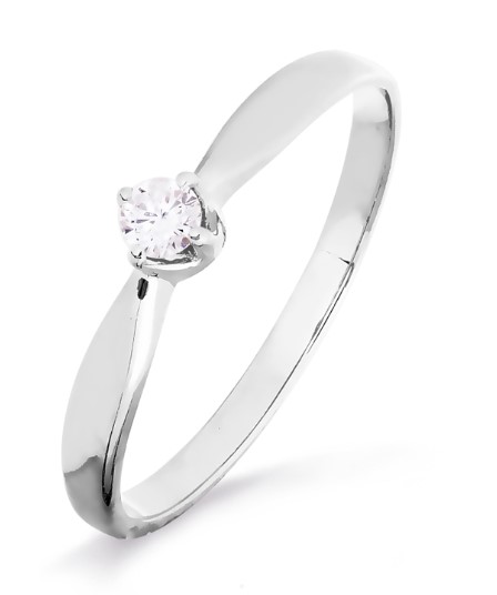 Кольцо из золота с камнем Бриллиант фото, цены