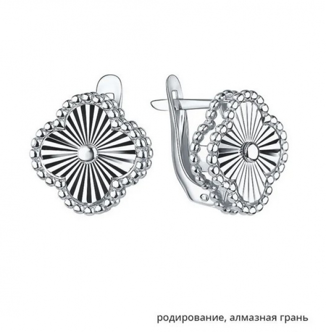 Серьги из серебра фото, цены