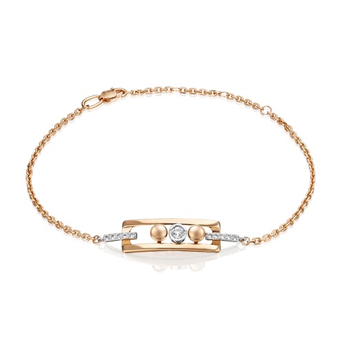 Браслет из золота с камнем Топаз фото, цены