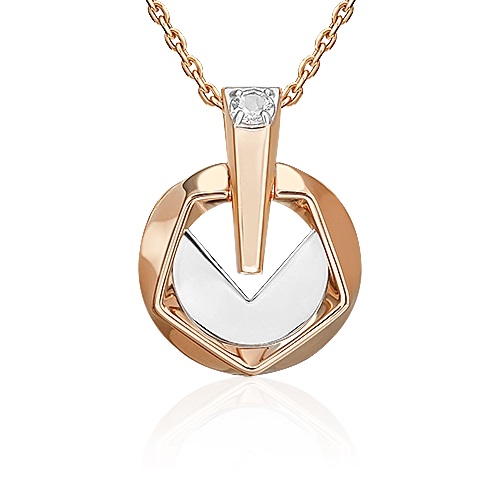 Подвеска из золота с камнем Топаз фото, цены