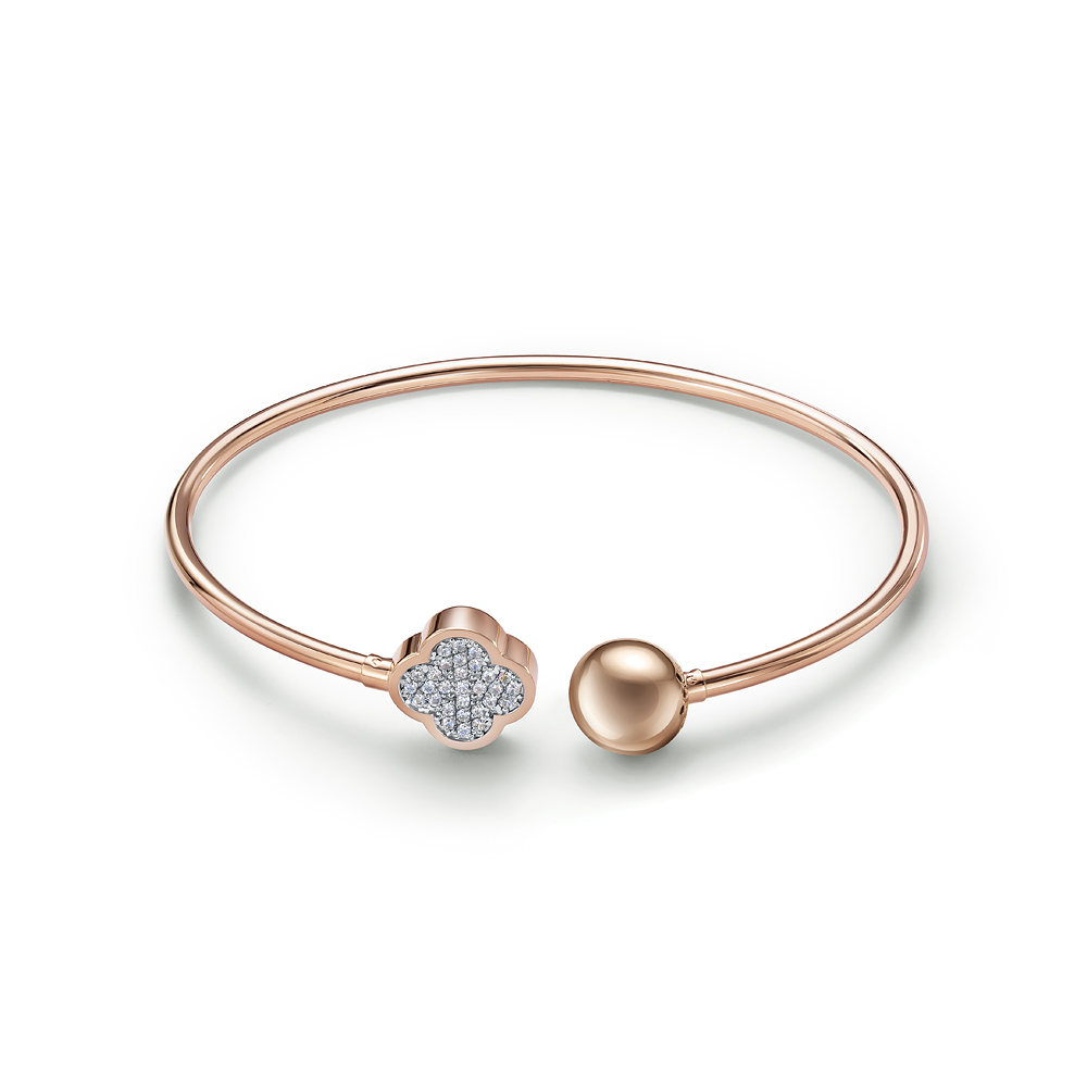 Браслет из золота с камнем Фианит фото, цены