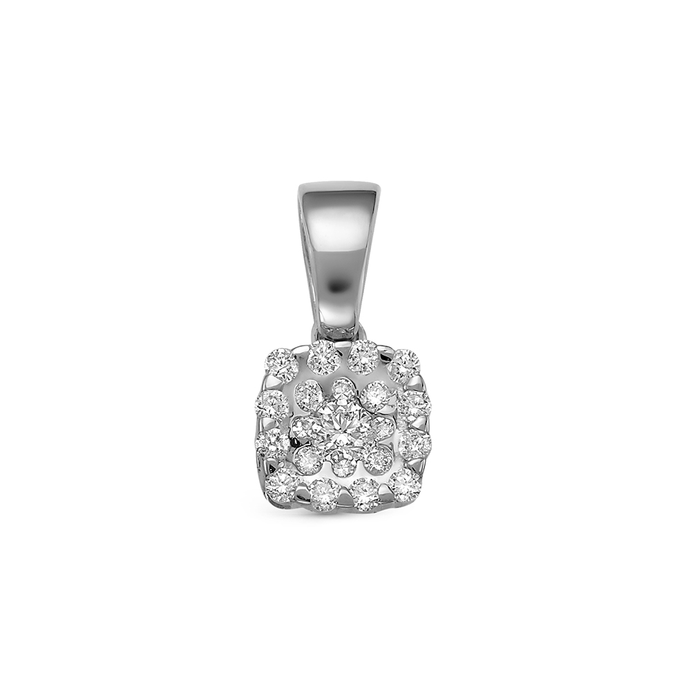 Подвеска из золота с камнем Бриллиант фото, цены