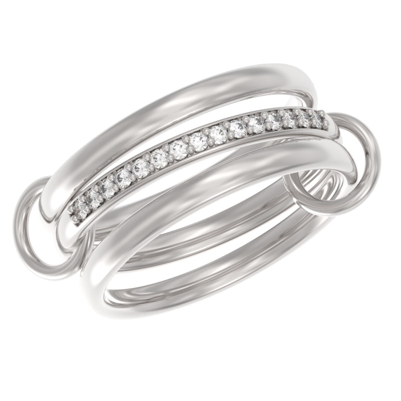 Кольцо из серебра с камнем Фианит фото, цены