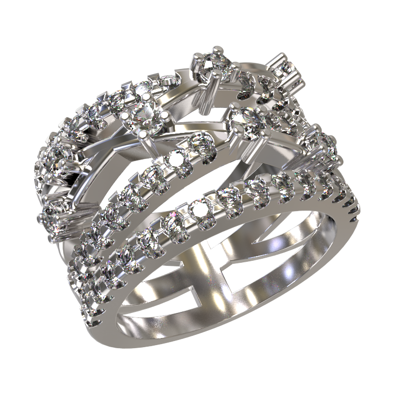 Кольцо из серебра с камнем Фианит фото, цены