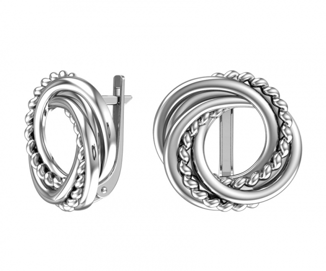Серьги из серебра фото, цены
