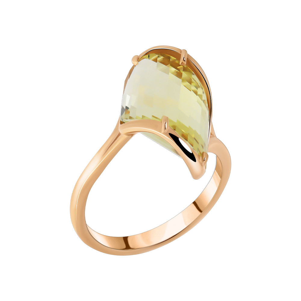 Кольцо из золота с камнем Султанит г/т фото, цены