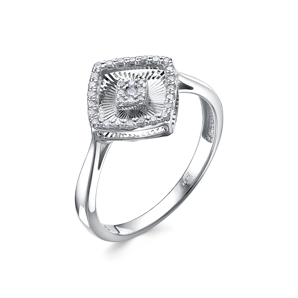 Кольцо из золота с камнем Бриллиант фото, цены